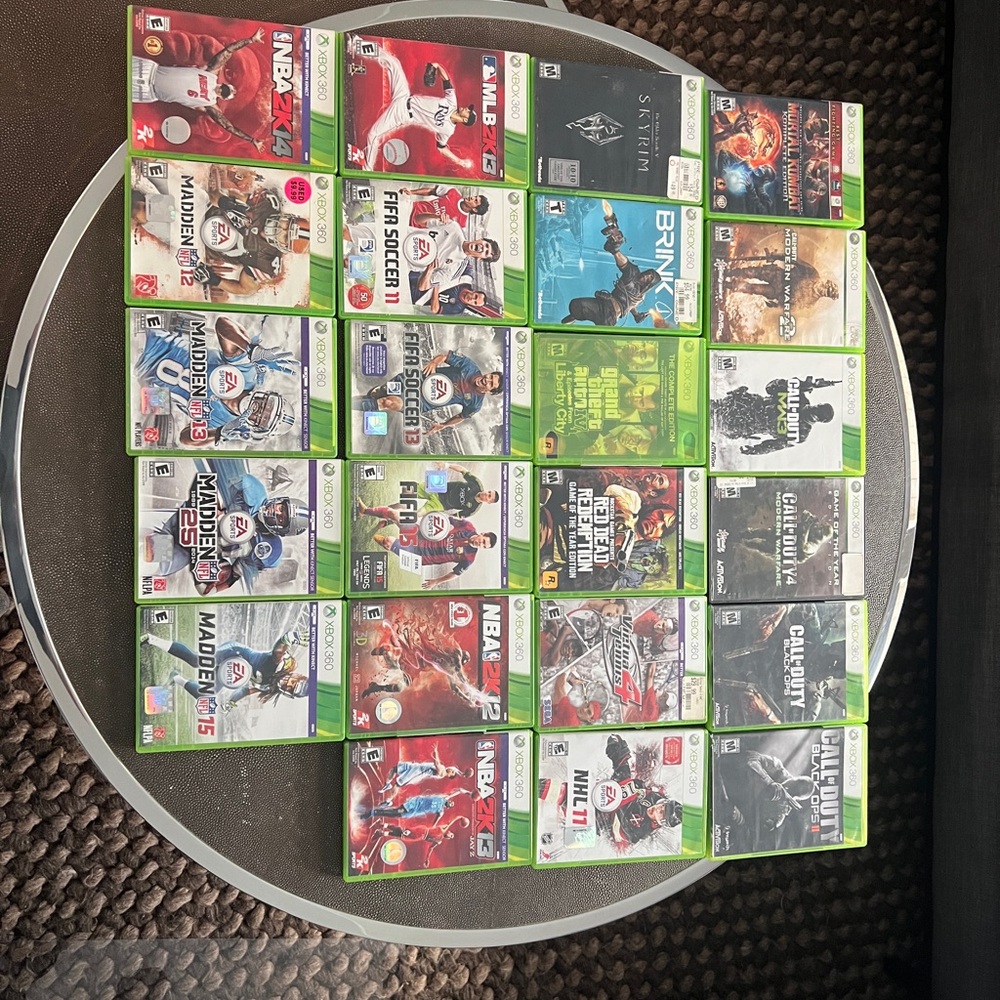 Xbox 360 Video Game Collection